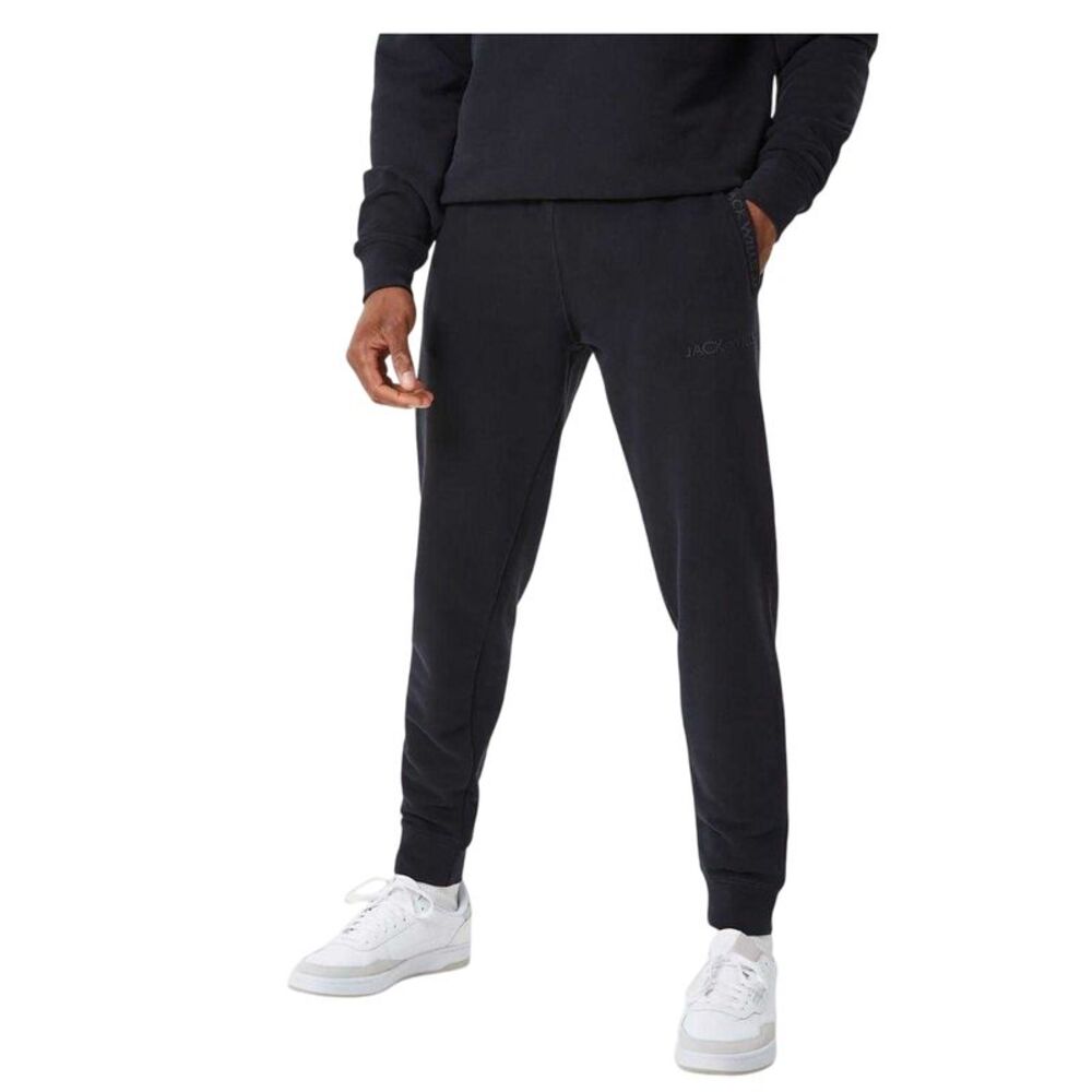 Jack Wills Mens Jacquard Slim Joggers / Black